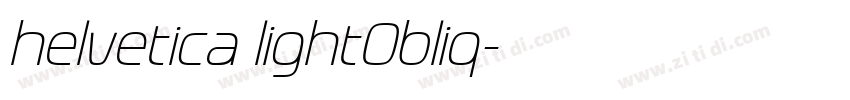 helvetica lightObliq字体转换 helvetica lightObliq字体转换
